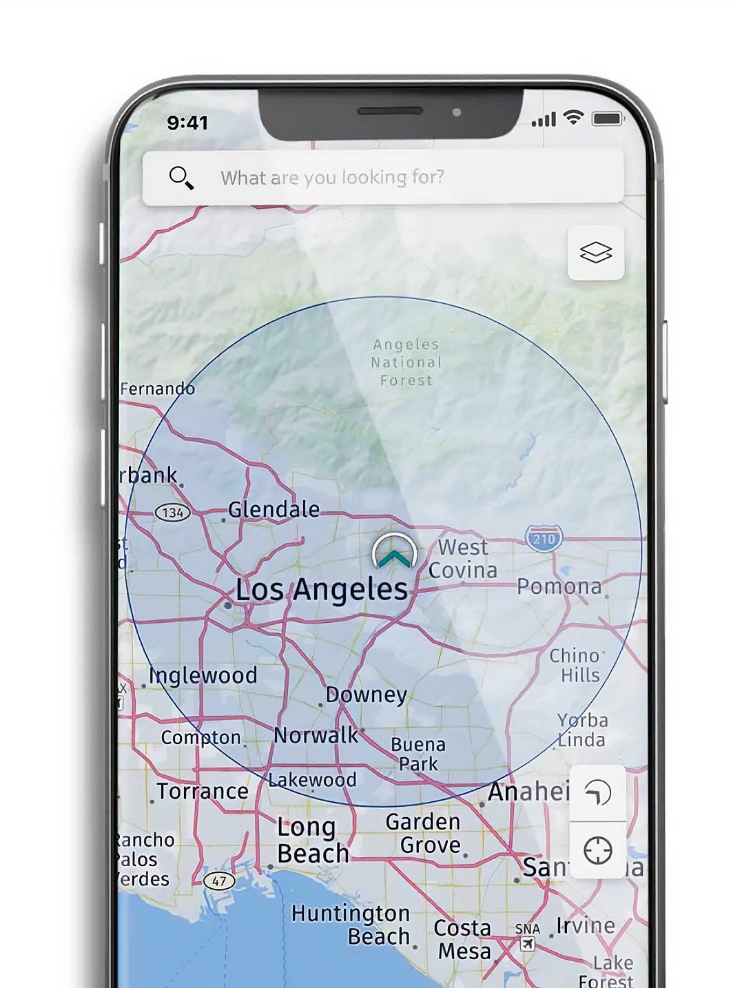 Smartphone with MINI App vehicle status information on its screen. | MINIDemo1 in Derwood MD